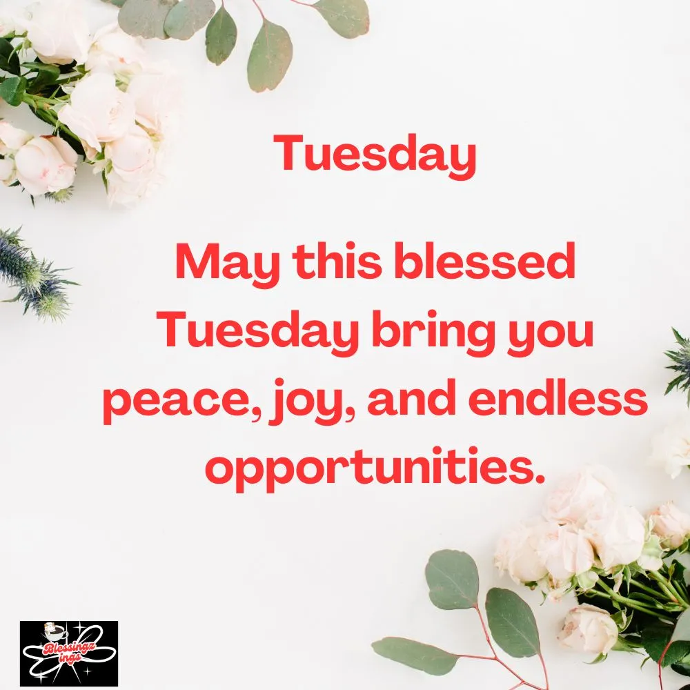 Blessed Tuesday Quotes