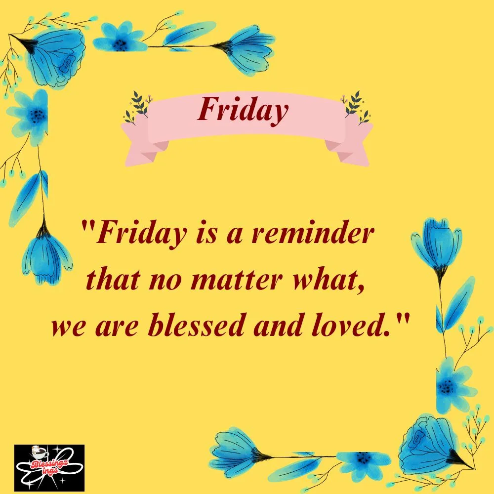 Friday Is A Reminder
