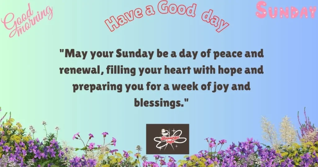 Heartfelt Sunday Blessings