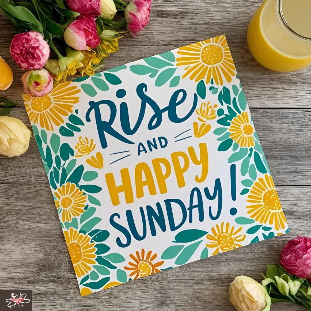 Rise And Shine Happy Sunday Message