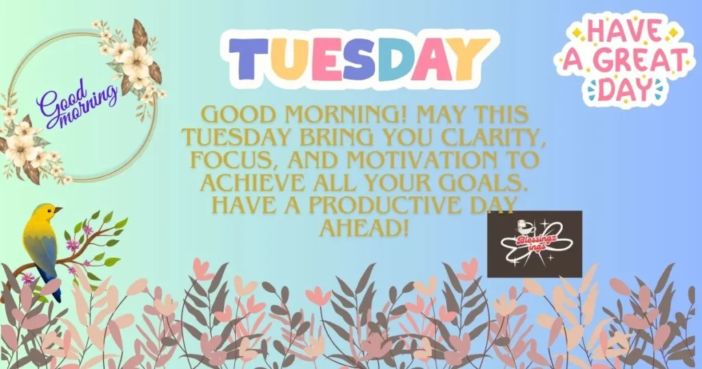 Tuesday Blessings 1