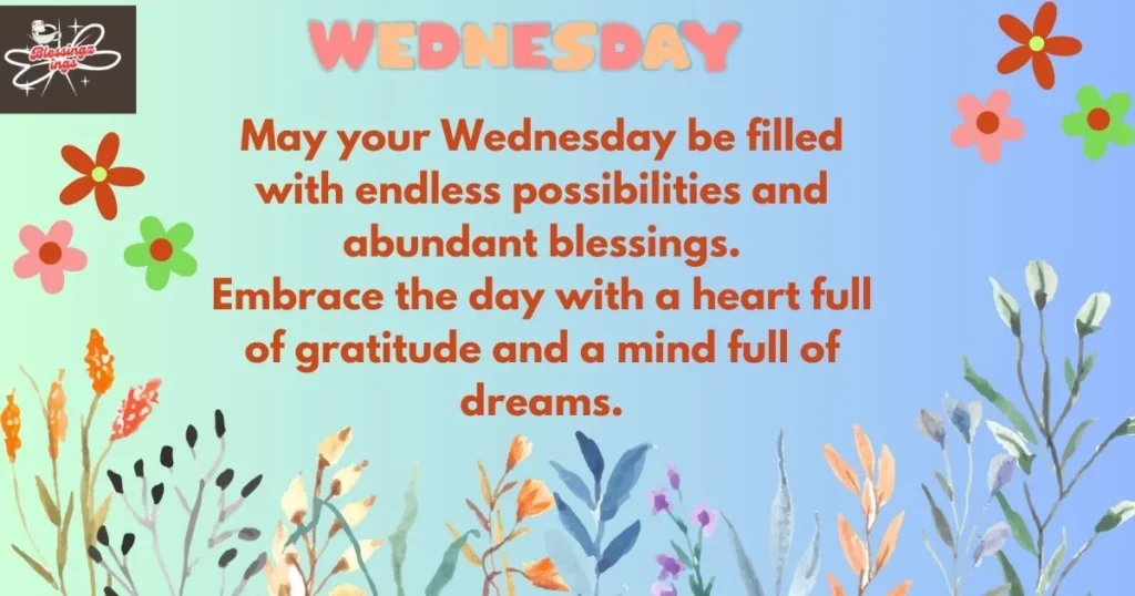 Wednesday Morning Blessings