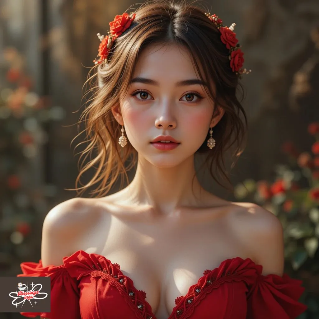 Red Dress Captions For Instagram For Girl