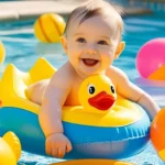 Baby Swimming Captions