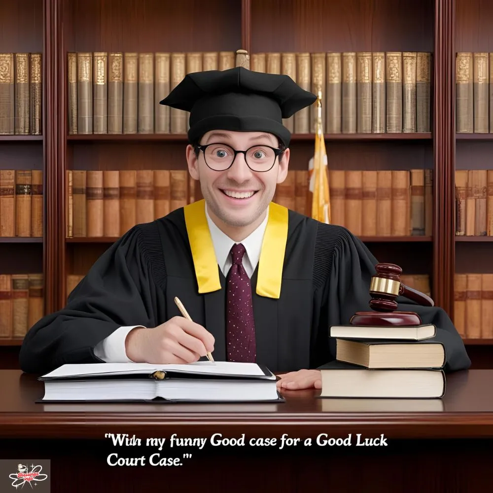 Funny Good Luck Court Case Captions