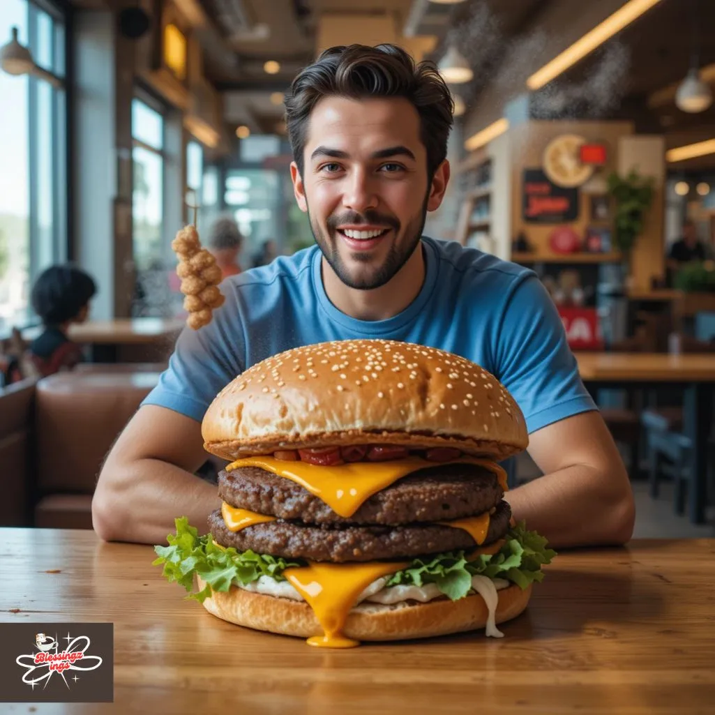 Just Me My Burger And Good Vibes