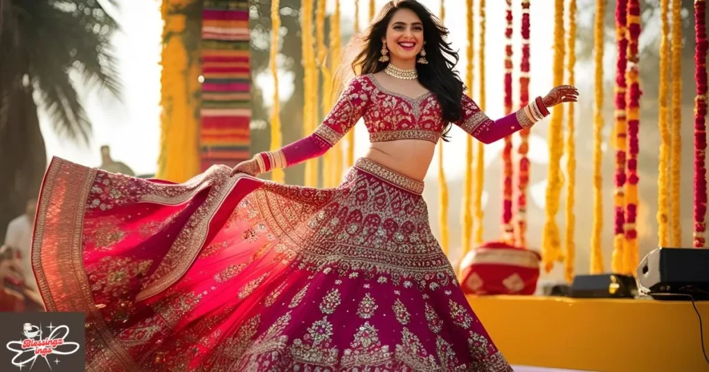 Lehenga Captions