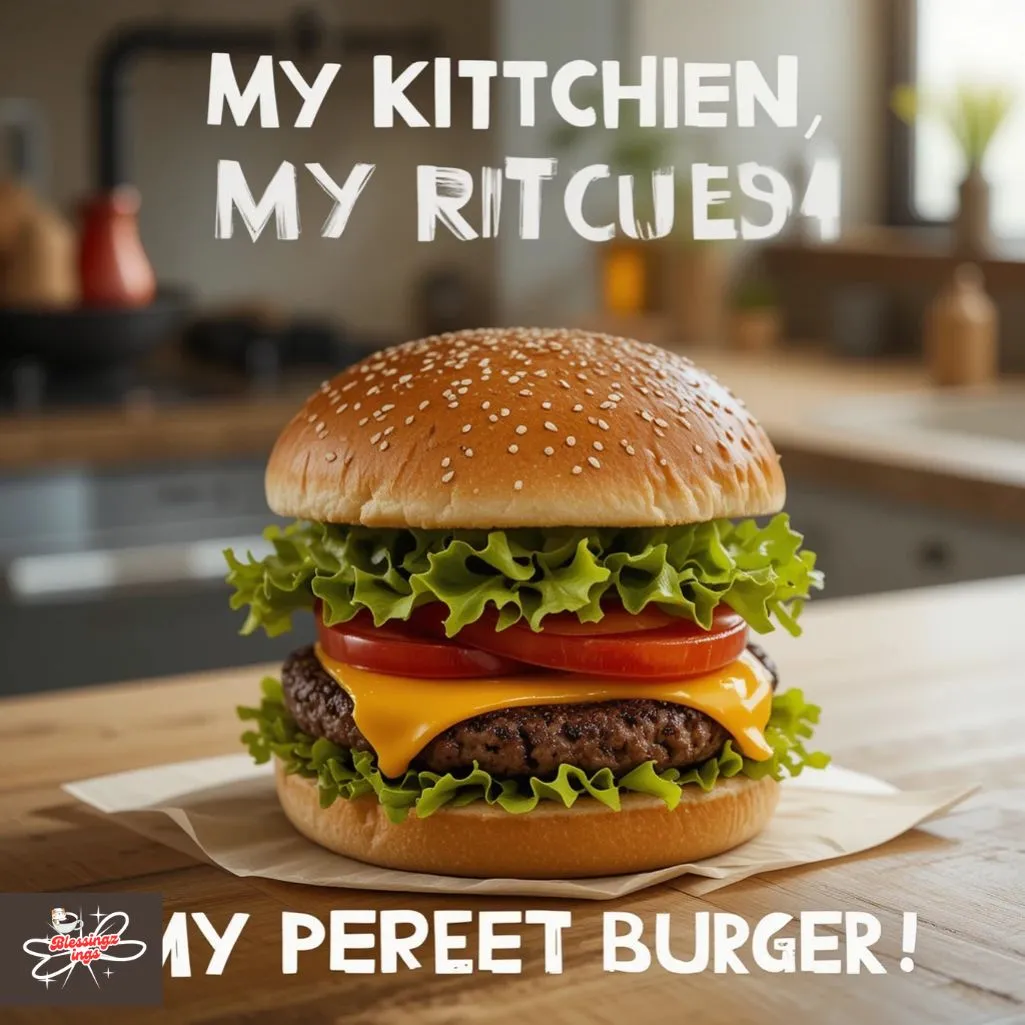 My Kitchen My Rules My Perfect Burger