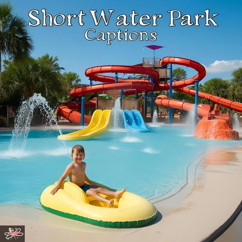 Short Water Park Captions