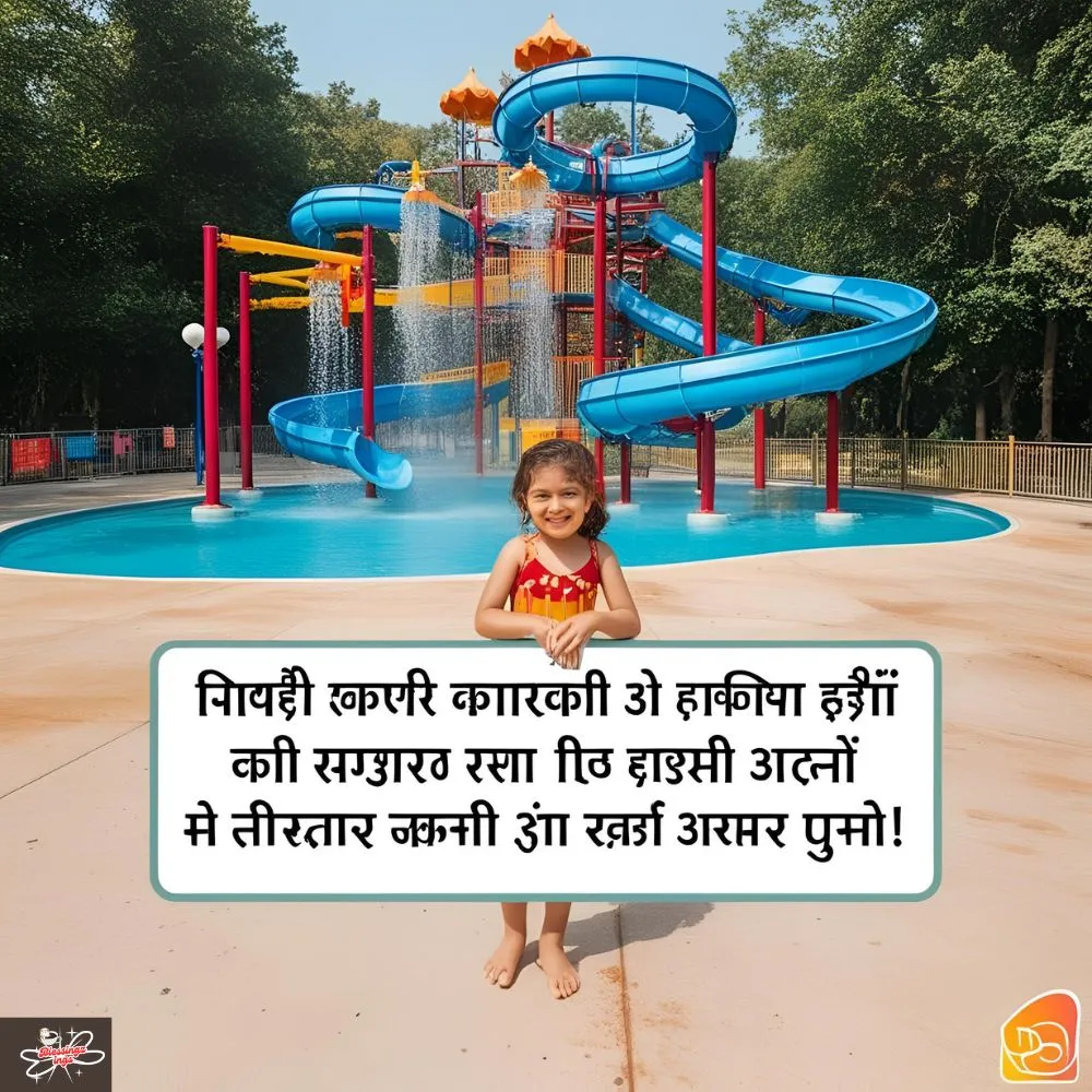 Water Park Captions For Instagram In Hindi