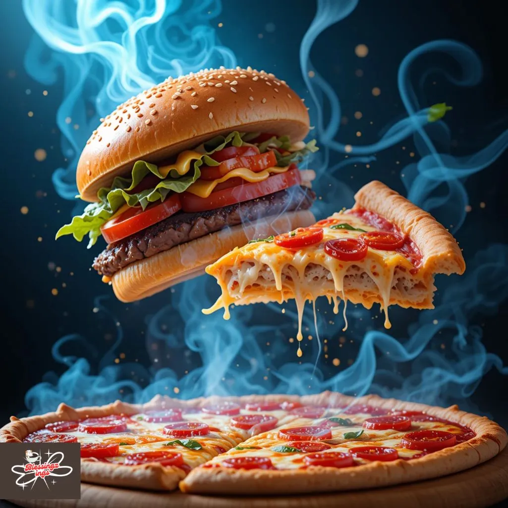 When A Burger Meets A Pizza Magic Happens