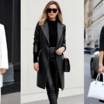 Bold Black And White Outfit Captions